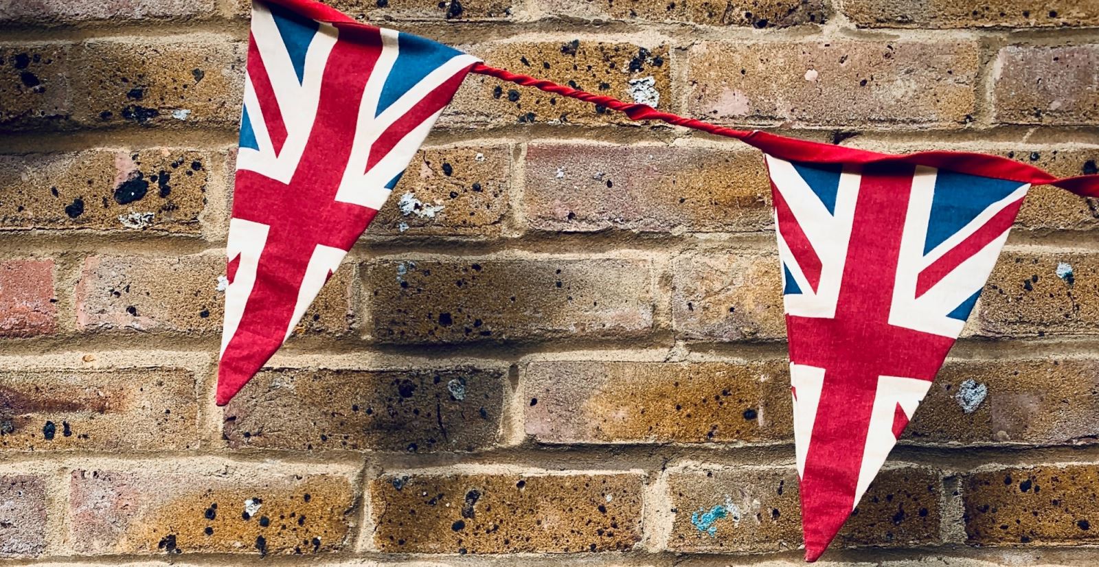 Stock image of Union Flag bunting